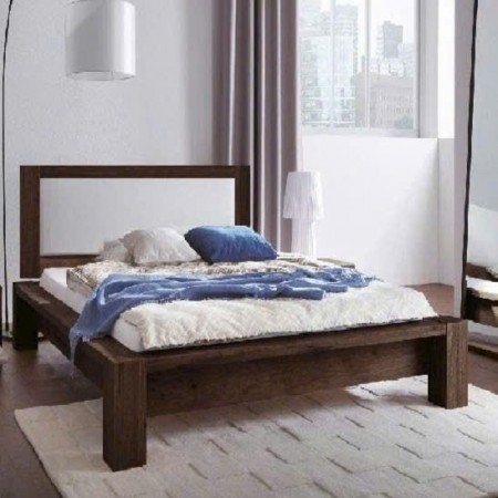 Chunky Walnut - Robot 1m4 : Giường Ngủ Gỗ Sồi - Mặt Nệm